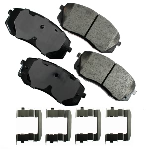 Akebono Pro-ACT™ Ultra-Premium Ceramic Front Disc Brake Pads for 2009 Kia Rondo - ACT1295A