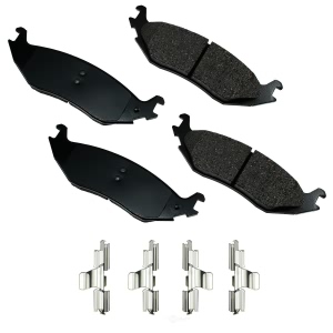 Akebono Pro-ACT™ Ultra-Premium Ceramic Rear Disc Brake Pads for 2005 Dodge Durango - ACT898