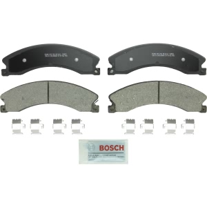 Bosch QuietCast™ Premium Ceramic Rear Disc Brake Pads for 2011 GMC Sierra 2500 HD - BC1411