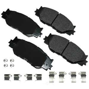 Akebono Pro-ACT™ Ultra-Premium Ceramic Front Disc Brake Pads for 2007 Lexus IS250 - ACT1178A