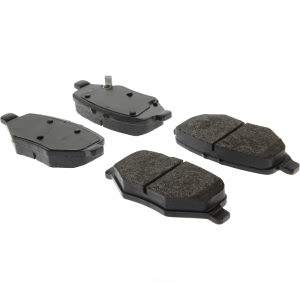 Centric Posi Quiet™ Extended Wear Semi-Metallic Rear Disc Brake Pads for Ford Police Interceptor Utility - 106.16120