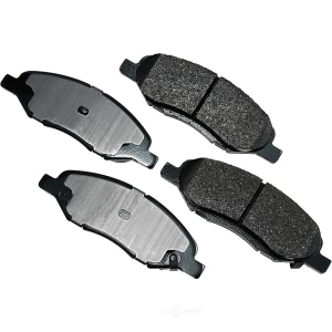 Akebono Pro-ACT™ Ultra-Premium Ceramic Front Disc Brake Pads for 2011 Nissan Versa - ACT1345