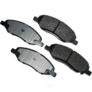 Akebono Pro-ACT™ Ultra-Premium Ceramic Front Disc Brake Pads for 2010 Nissan Versa - ACT1345