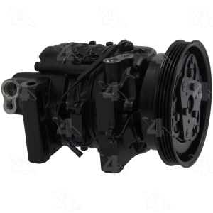 Four Seasons Remanufactured A C Compressor With Clutch for 1993 Nissan Sentra - 67450