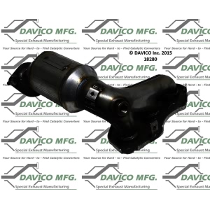 Davico Exhaust Manifold with Integrated Catalytic Converter for 2011 Toyota Highlander - 18280