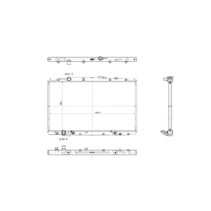 TYC Engine Coolant Radiator for 2007 Honda Pilot - 2956