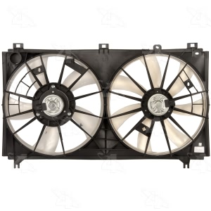 Four Seasons Dual Radiator And Condenser Fan Assembly for 2010 Lexus IS250 - 76198