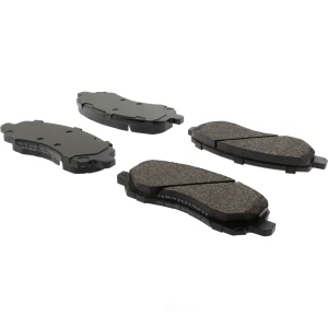 Centric Posi Quiet™ Extended Wear Semi-Metallic Front Disc Brake Pads for 2010 Dodge Caliber - 106.08660