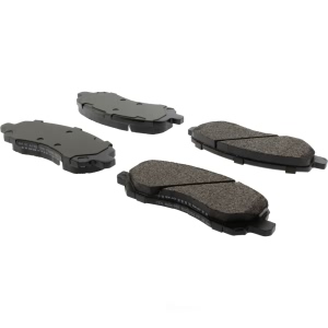 Centric Posi Quiet™ Extended Wear Semi-Metallic Front Disc Brake Pads for 2009 Jeep Compass - 106.08660