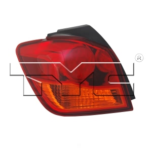 TYC Driver Side Outer Replacement Tail Light for 2012 Mitsubishi Outlander Sport - 11-6458-00