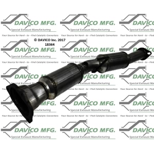 Davico Direct Fit Catalytic Converter and Pipe Assembly for 2002 Ford Ranger - 18364