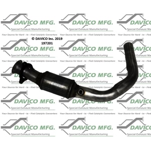 Davico Direct Fit Catalytic Converter and Pipe Assembly for 2016 GMC Yukon XL - 197201