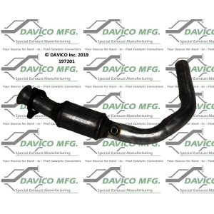 Davico Direct Fit Catalytic Converter and Pipe Assembly for 2016 GMC Yukon - 197201