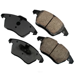 Akebono EURO™ Ultra-Premium Ceramic Front Disc Brake Pads for 2017 Volkswagen Jetta - EUR1107A