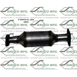 Davico Direct Fit Catalytic Converter for 1991 Dodge Ram 50 - 16026