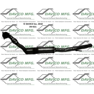 Davico Direct Fit Catalytic Converter and Pipe Assembly for Volvo S70 - DV-021