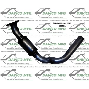 Davico Direct Fit Catalytic Converter and Pipe Assembly for 2007 GMC Sierra 1500 Classic - 193531