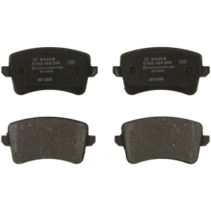 Bosch EuroLine™ Semi-Metallic Rear Disc Brake Pads for 2010 Audi A4 Quattro - 0986494254