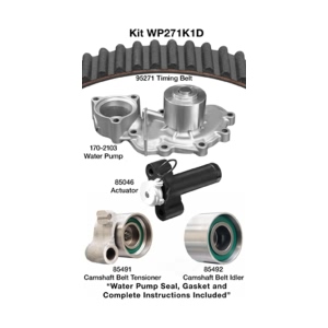 Dayco Timing Belt Kit With Water Pump for Toyota - WP271K1D