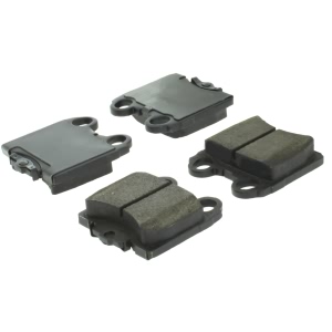 Centric Posi Quiet™ Extended Wear Semi-Metallic Rear Disc Brake Pads for 2001 Lexus GS430 - 106.07710