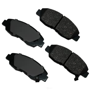 Akebono Performance™ Ultra-Premium Ceramic Brake Pads for 2001 Honda Civic - ASP465A