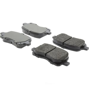 Centric Posi Quiet™ Extended Wear Semi-Metallic Front Disc Brake Pads for 1998 Chevrolet Prizm - 106.07410