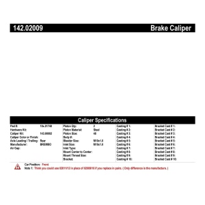 Centric Posi Quiet™ Loaded Brake Caliper for Alfa Romeo GTV-6 - 142.02009