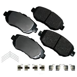 Akebono Pro-ACT™ Ultra-Premium Ceramic Front Disc Brake Pads for 1992 Lexus SC400 - ACT619A