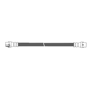 Centric Rear Upper Brake Hose for BMW 330i - 150.34316
