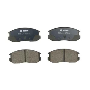 Bosch QuietCast™ Premium Organic Front Disc Brake Pads for 1991 Dodge Colt - BP535