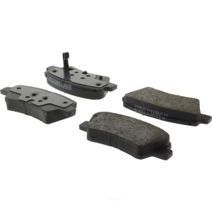 Centric Posi Quiet™ Ceramic Rear Disc Brake Pads for 2018 Land Rover Range Rover Evoque - 105.18120