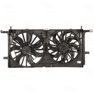 Four Seasons Dual Radiator And Condenser Fan Assembly for 2006 Buick Terraza - 76041