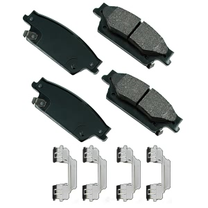 Akebono Pro-ACT™ Ultra-Premium Ceramic Rear Disc Brake Pads for 2010 Cadillac STS - ACT1020