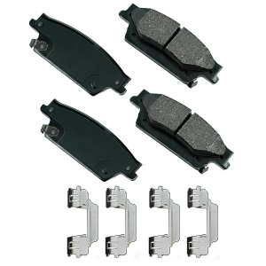 Akebono Pro-ACT™ Ultra-Premium Ceramic Rear Disc Brake Pads for 2006 Cadillac CTS - ACT1020