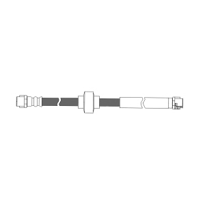 Centric Front Brake Hose for 2009 Mercedes-Benz E350 - 150.35024