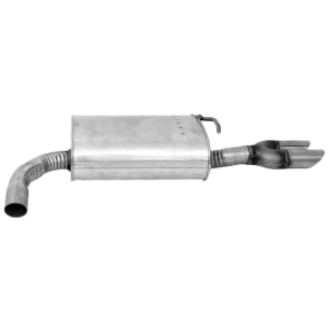 Walker Quiet Flow Stainless Steel Oval Aluminized Exhaust Muffler And Pipe Assembly for 2006 Mercury Milan - 53687