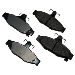 Akebono Pro-ACT™ Ultra-Premium Ceramic Rear Disc Brake Pads for 1991 Pontiac Firebird - ACT413