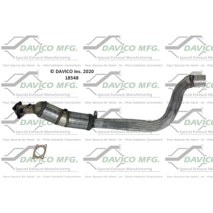 Davico Direct Fit Catalytic Converter and Pipe Assembly for Porsche Panamera - 18548