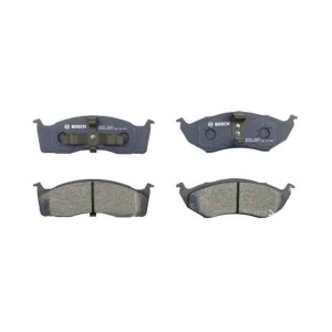 Bosch QuietCast™ Premium Organic Front Disc Brake Pads for 1996 Chrysler Concorde - BP591