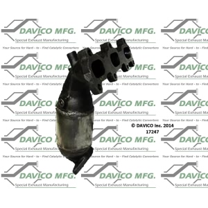 Davico Exhaust Manifold with Integrated Catalytic Converter for 2004 Hyundai Sonata - 17247