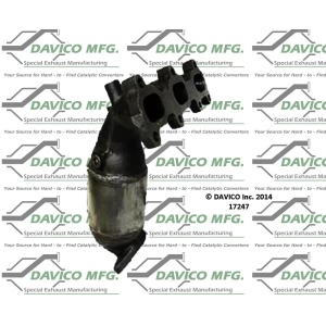 Davico Exhaust Manifold with Integrated Catalytic Converter for 2003 Hyundai Sonata - 17247