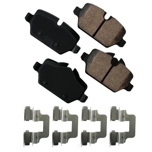 Akebono EURO™ Ultra-Premium Ceramic Rear Disc Brake Pads for 2013 Mini Cooper Paceman - EUR1554
