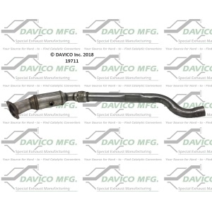 Davico Direct Fit Catalytic Converter and Pipe Assembly for 2016 Chrysler 300 - 19711