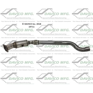 Davico Direct Fit Catalytic Converter and Pipe Assembly for 2015 Dodge Charger - 19711