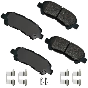 Akebono Pro-ACT™ Ultra-Premium Ceramic Rear Disc Brake Pads for 2008 Toyota Highlander - ACT1325A