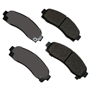 Akebono Pro-ACT™ Ultra-Premium Ceramic Front Disc Brake Pads for 2005 Chevrolet Equinox - ACT913