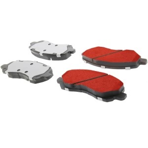 Centric Posi Quiet Pro™ Semi-Metallic Front Disc Brake Pads for 2017 Mitsubishi Lancer - 500.08660