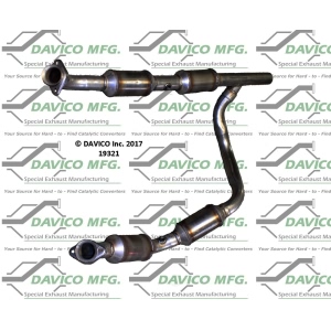 Davico Direct Fit Catalytic Converter and Pipe Assembly for 2008 Ford E-150 - 19321