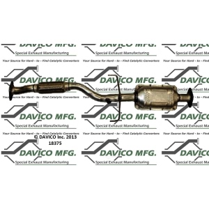 Davico Direct Fit Catalytic Converter and Pipe Assembly for 1999 Mitsubishi Galant - 18375