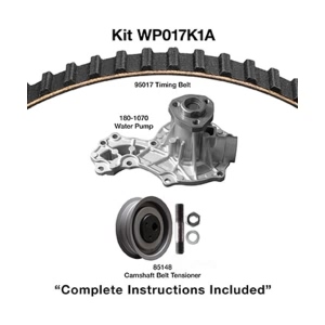 Dayco Timing Belt Kit With Water Pump for 1990 Audi 80 - WP017K1A